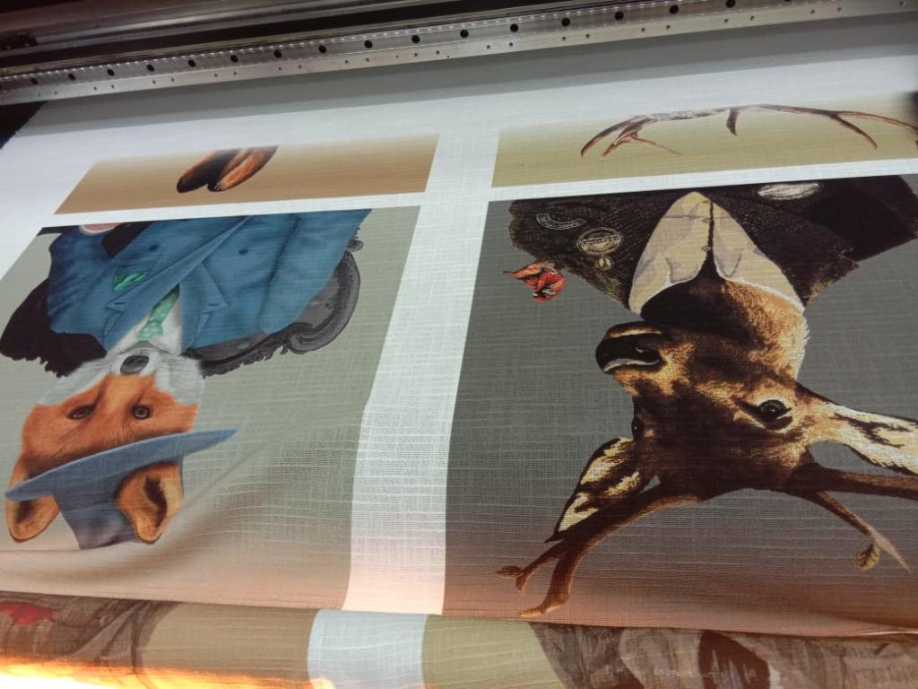 linen fabric printing digital custom