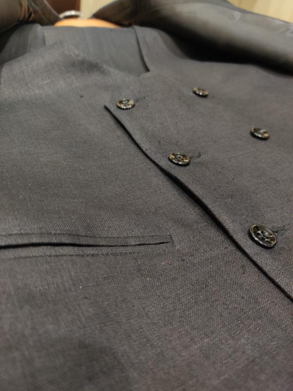 black suit hemp
