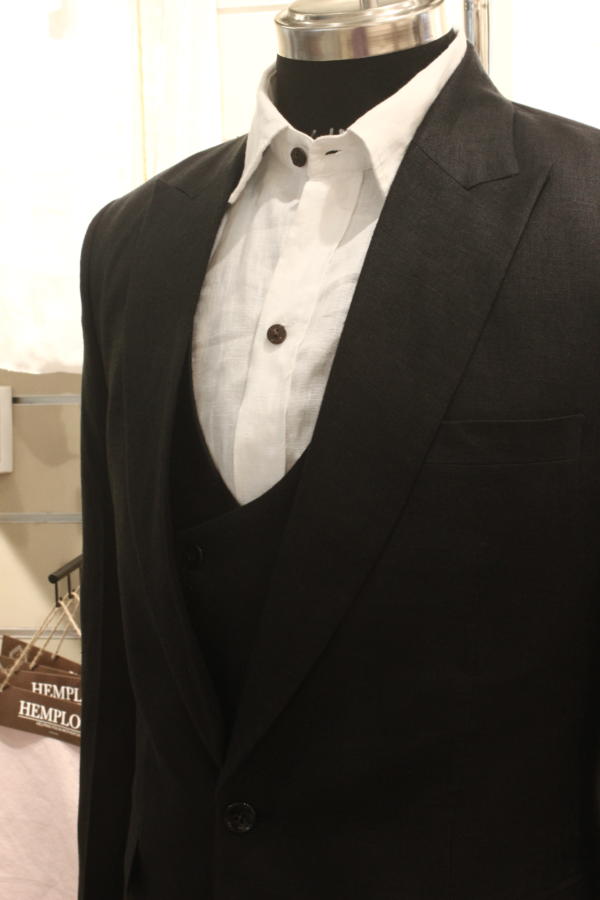 black suit hemp