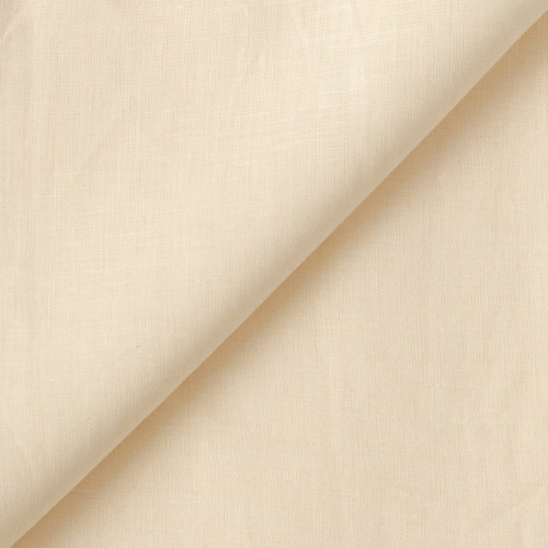 Hemp Fabric Yarn Dyed - Cream