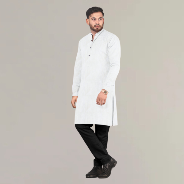 white rakhi kurta