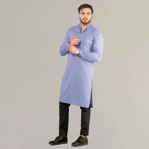 Festive hemp kurta for men